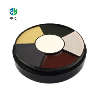 6 Color Bruise Wheel Face Body Oil Paint Theatrical Halloween Makeup Palette for Special Effects