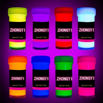 20 ML UV Fluorescent Body Face Paint Black Light Neon Makeup For Party