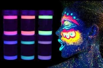 20 ML UV Fluorescent Body Face Paint Black Light Neon Makeup For Party