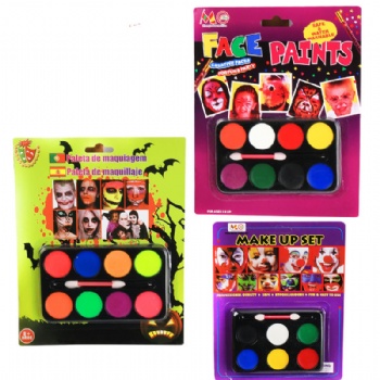8 Color Makeup Non Toxic Realistic Scary Cosplay Clown Face Painting Kits