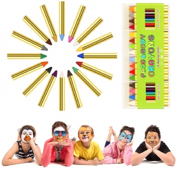 16 Color Non-toxic Makeup Face Painting kit Crayons for Kids Children Toddlers Party