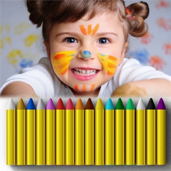 Face Painting Crayons Kit for Children's Party Face Paint Pens Face Paint and Body Crayons