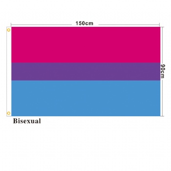 3x5ft Polyester Big Rainbow Lesbian Lgbt Gay Pride Flag