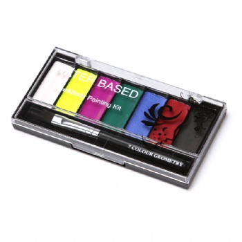 7 Color Water Based Face Paint Palette